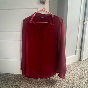 Express Satin City Shirt. Large.